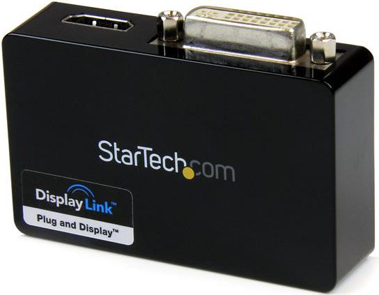 StarTech USB - HDMI - DVI Čierny  (USB32HDDVII)