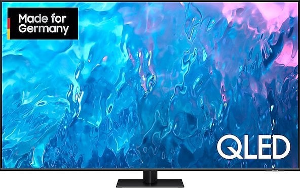 Samsung SAMSUNG GQ-85Q70C, QLED television (214 cm (85 inches), titanium, UltraHD/4K, HDMI 2.1, twin tuner, 100Hz panel)