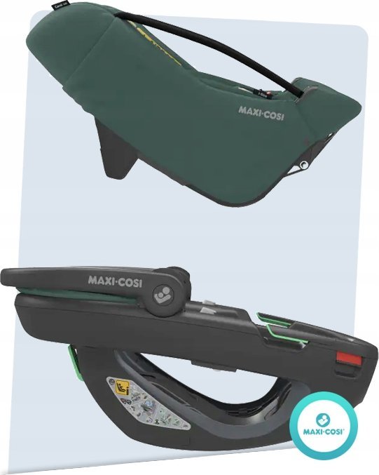 Maxi Cosi MAXI COSI baby car seat CORAL 360, essential green, 8559047110