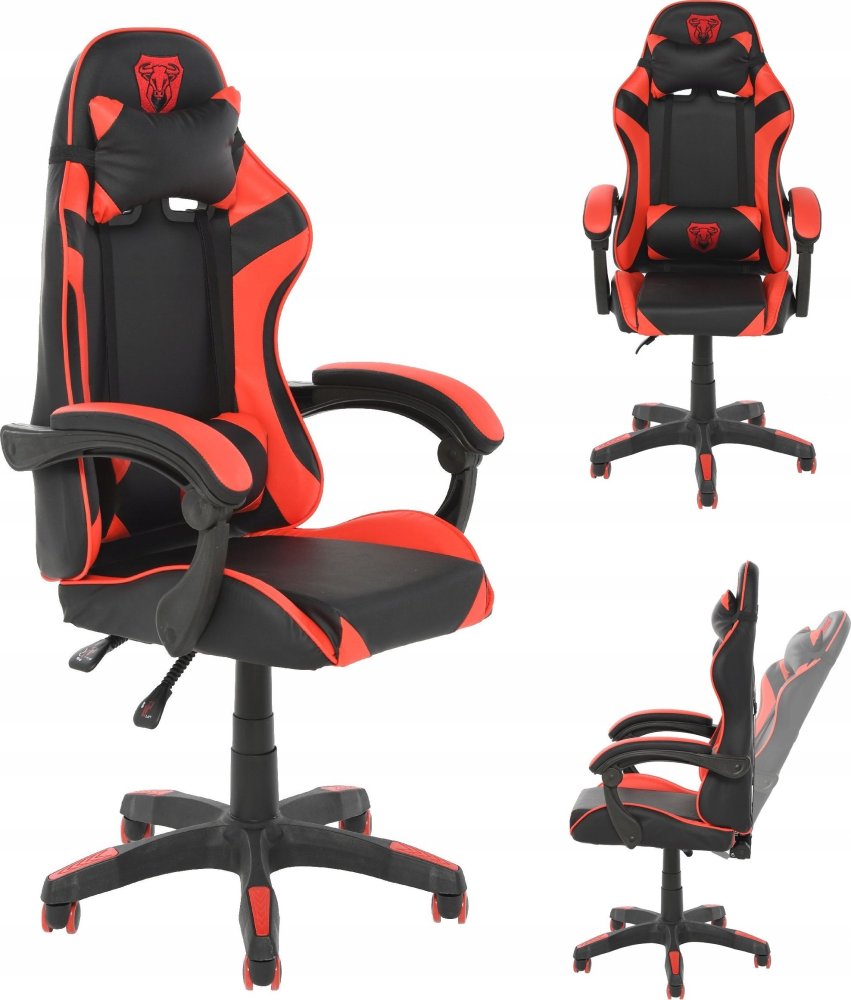 Diablo GAMING CHAIR OTE 59X60X122CM. BLACK/RED