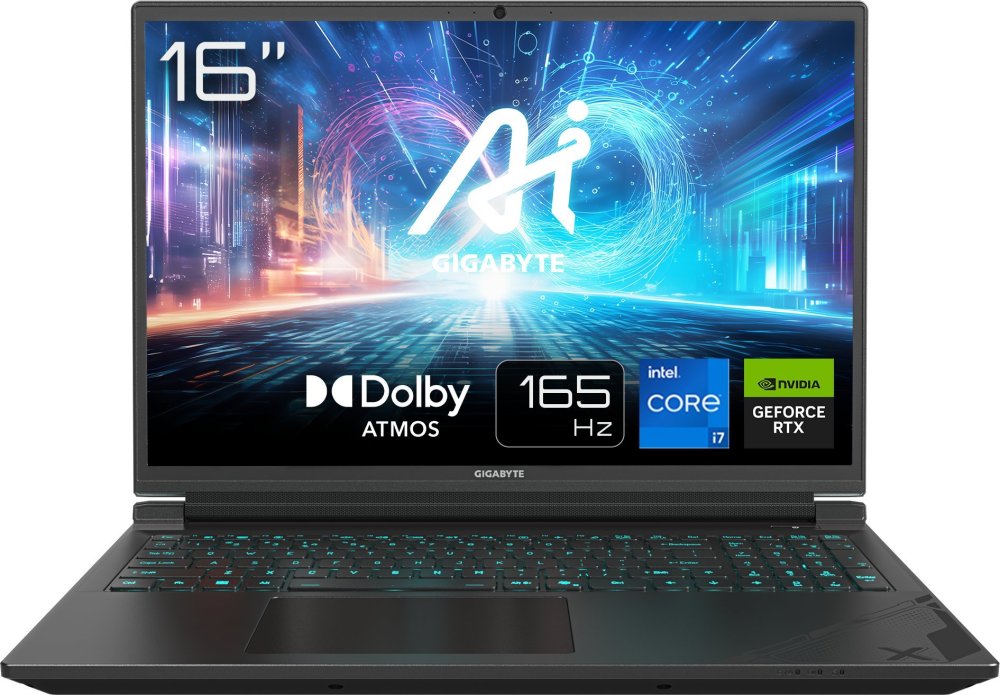 Gigabyte GIGABYTE G6X (2024) 9KG-43DE854SH, 40,6 cm (16 Zoll) 165Hz, i7-13650HX, RTX 4060 Gaming Notebook