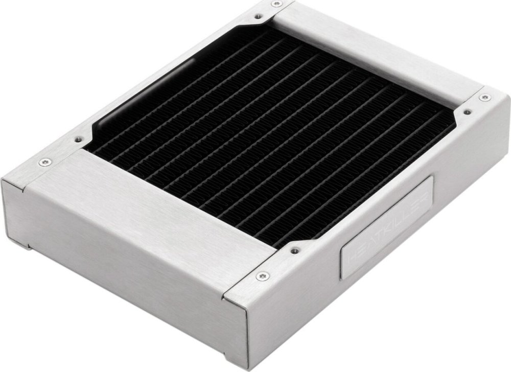 Watercool Watercool Heatkiller RAD 120-S Radiator - Edelstahl