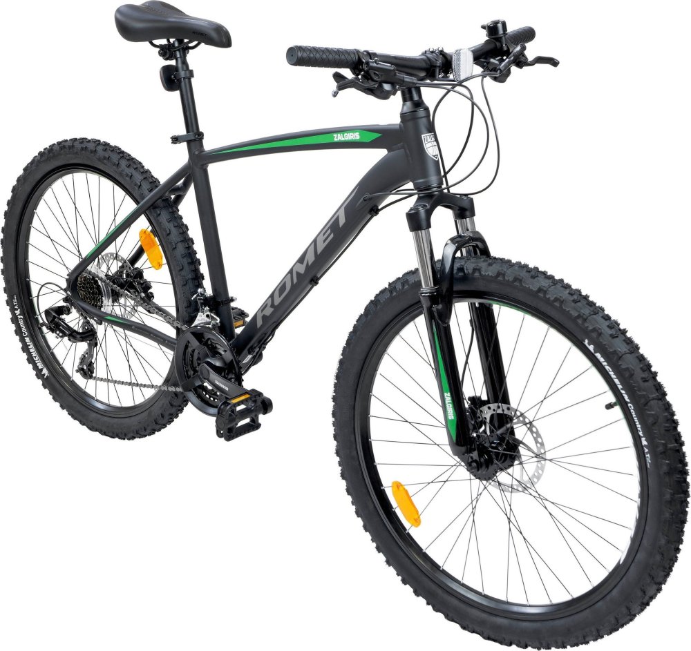 Romet Dviratis Romet ŽALGIRIS R6 black-green-18" / L (Dydis: 18" / L)