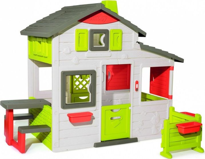 Smoby Domček pre deti Neo Friends z ogródkiem i stolikiem