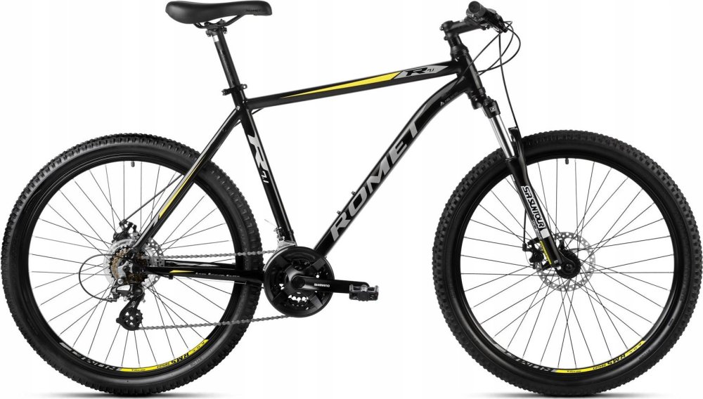 Romet Dviratis Romet Rambler R7.1 27.5" 2023 black-grey-gold-21" / XL (Dydis: 21" / XL)