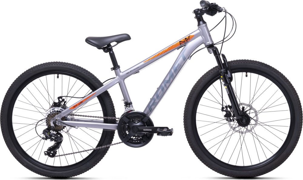 Romet Dviratis Romet Rambler DIRT 24 2024 silver-orange
