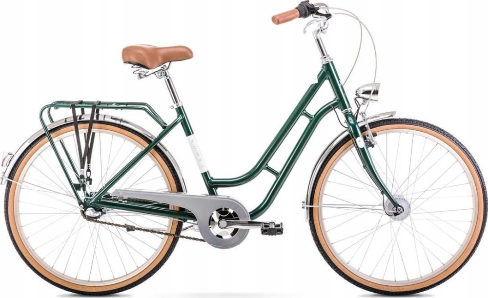 Romet Dviratis Romet Luiza Classic 26 2025 green-18" / M (Dydis: 18" / M)