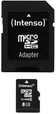 Intenso MicroSDHC 8 GB Class 10  (3413460)