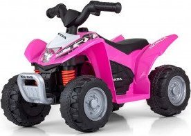 Milly Mally Odrážadlo na akumulátor Quad HONDA ATV Pink