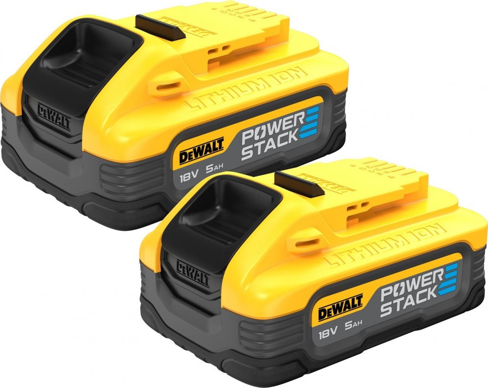 Dewalt 2x akumulátor 18V Powerstack 5Ah DCBP518H2