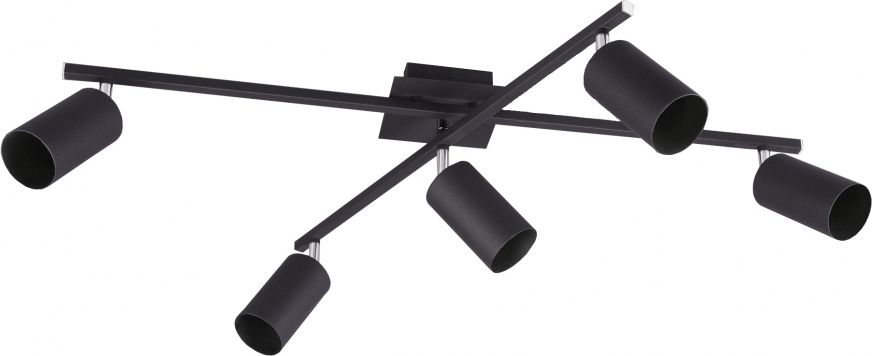 Trio RL lampa na strop Marley 57 x 22 cm stal matná Čierna