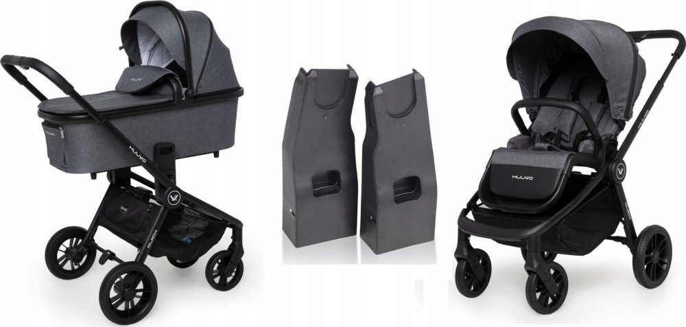 MUUVO Muuvo stroller Quick 2in1 Quick Carbon Graphite