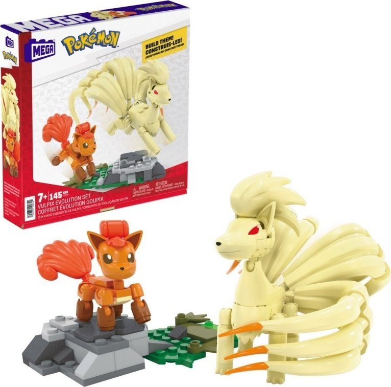 Mega Bloks Kocky Mega Pokemon Kocky Ewolucja Vulpixa