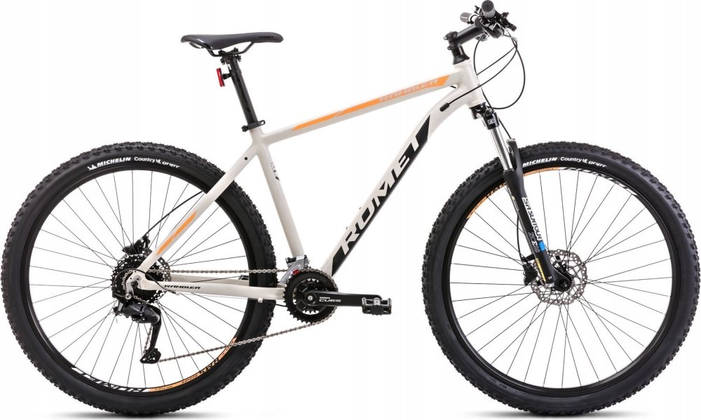 Romet Dviratis Romet Rambler R9.2 CS 2025 grey-black-orange-19" / L (Dydis: 19" / L)