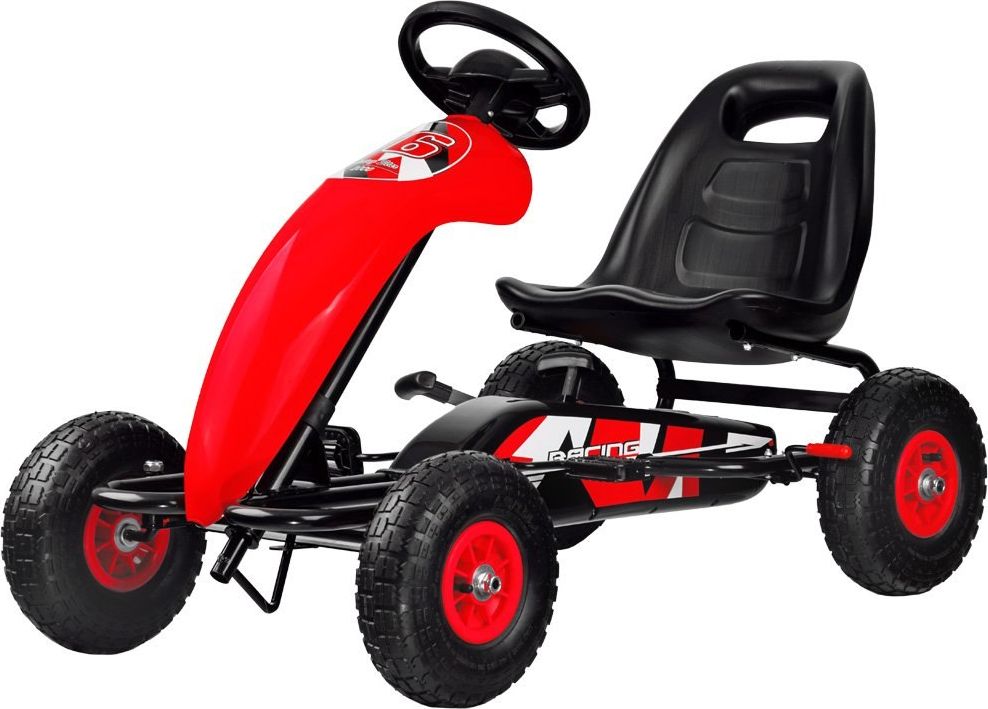 Gokart Športová šľapacia motokára Červená