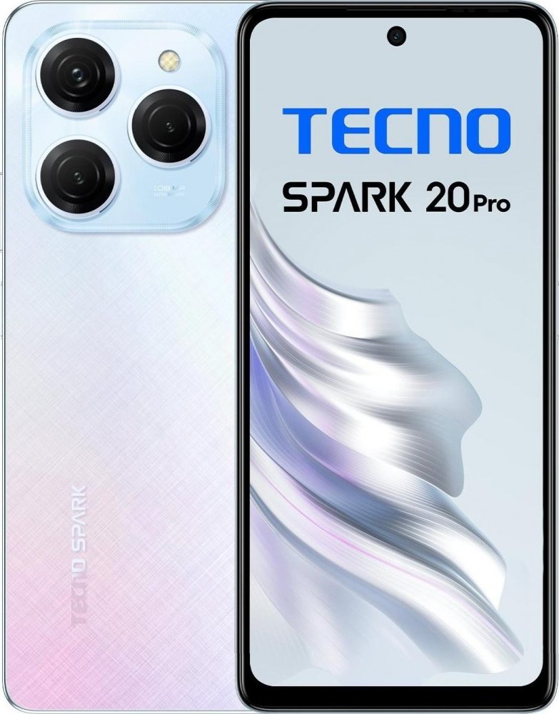 Tecno Spark 20 Pro 8/256GB Biely  (KJ6_256+8_FI)