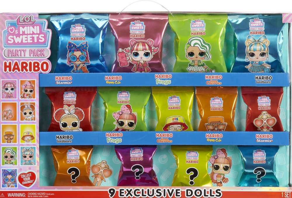 MG Bábika LOL Surprise Loves Mini Sweets X HARIBO Sada Imprezowy