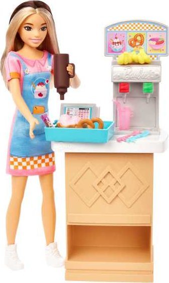 Mattel Skipper Pierwsza praca - Bar z przekąskami Zestaw do zabawy HKD79