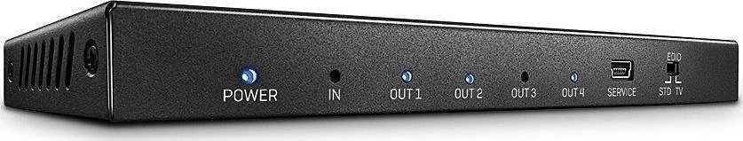 Lindy Splitter HDMI 2.0 LINDY 4 Port 18G Čierny
