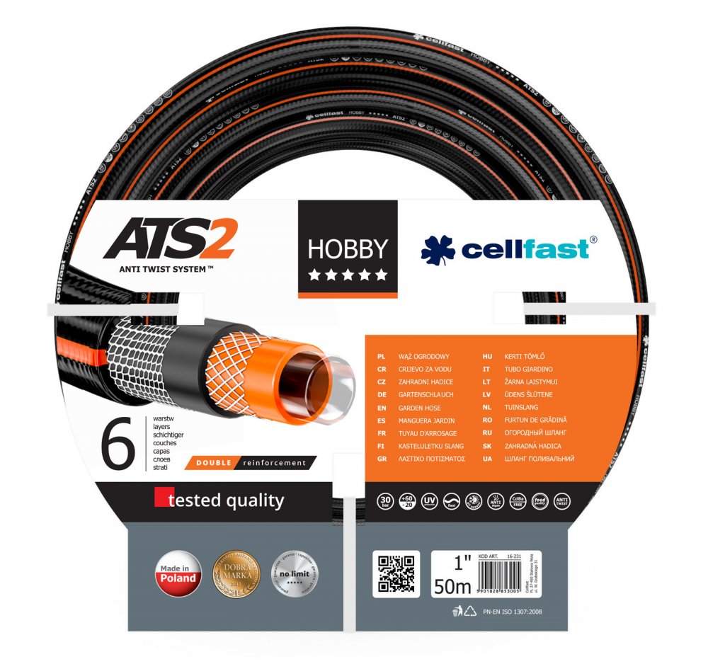 Cellfast Záhradná hadica Hobby 1" 50m (16-231)