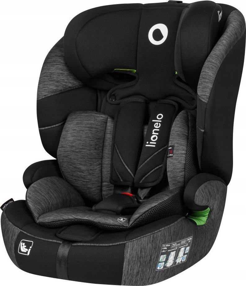 Lionelo autosedačka Lionelo Levi One I-Size Black Grey 76-150cm Dri-Seat