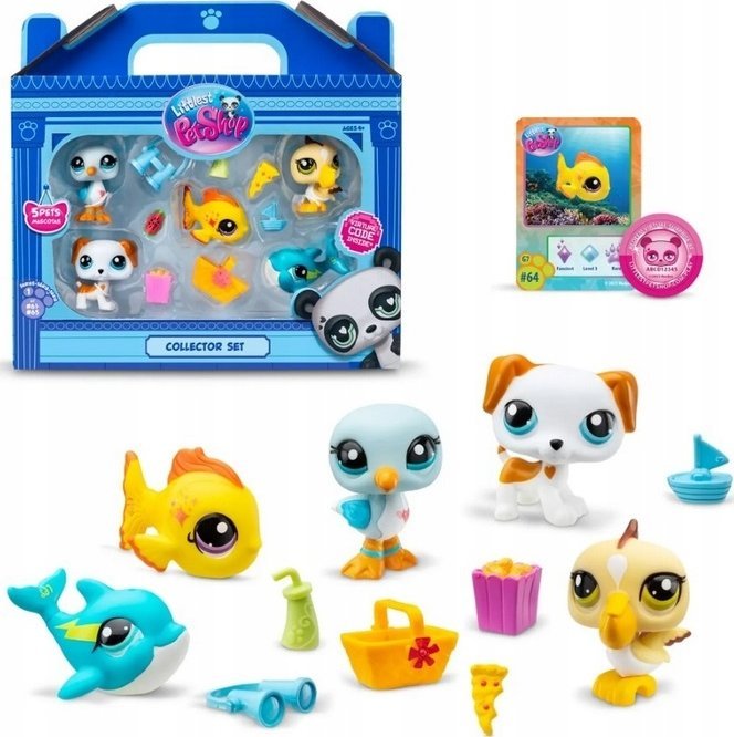 NO NAME Littlest Pet Shop - BEACH BESTIES COLLECTORS 5 PK (00517) /Figures /Multi