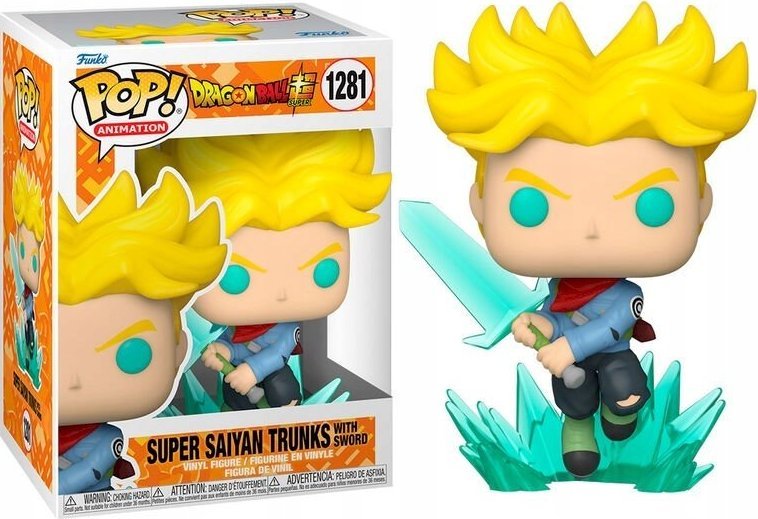 XXX_Funko (właściwy Funko Pop) Funko POP Animation: Dragon Ball Super - Super Saiyan Trunks (with Sword)