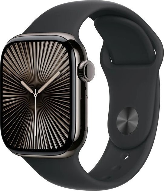 Apple Watch 10 GPS + Cellular 46mm  Titanium S/M Čierny  (MWYD3QF/A)