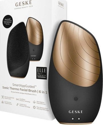 Geske sonická Kefka termiczna na tvár 6w1 Geske z Aplikacją (Sivý)
