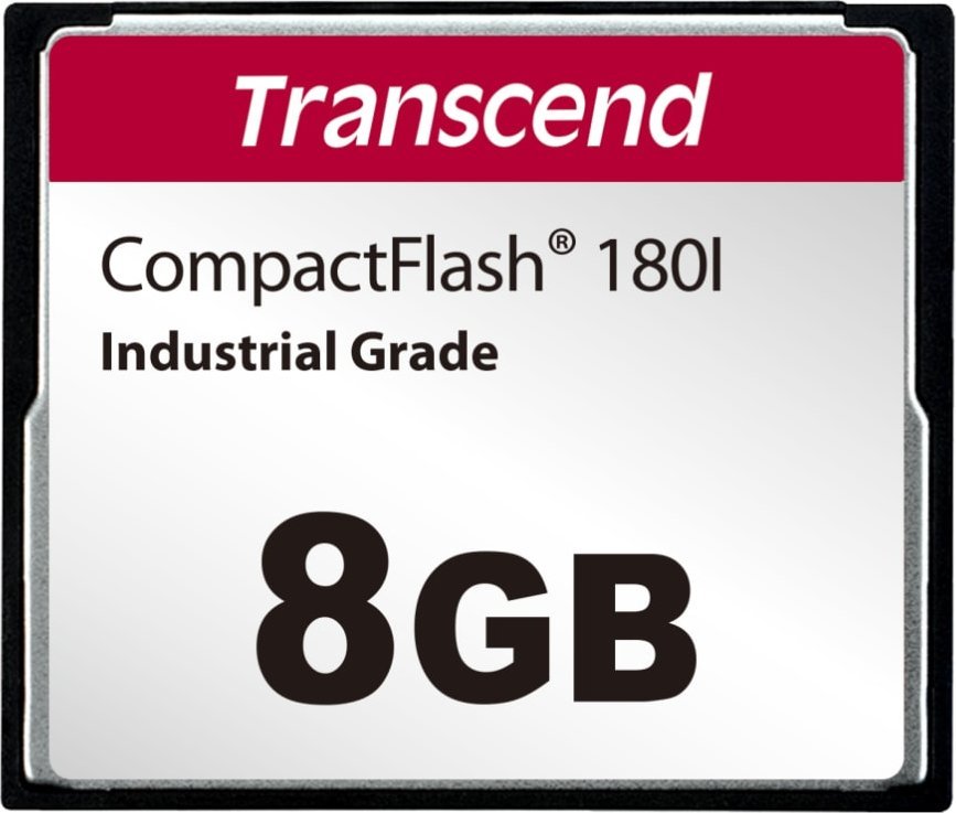 Transcend CF180I Compact Flash 8 GB  (TS8GCF180I)