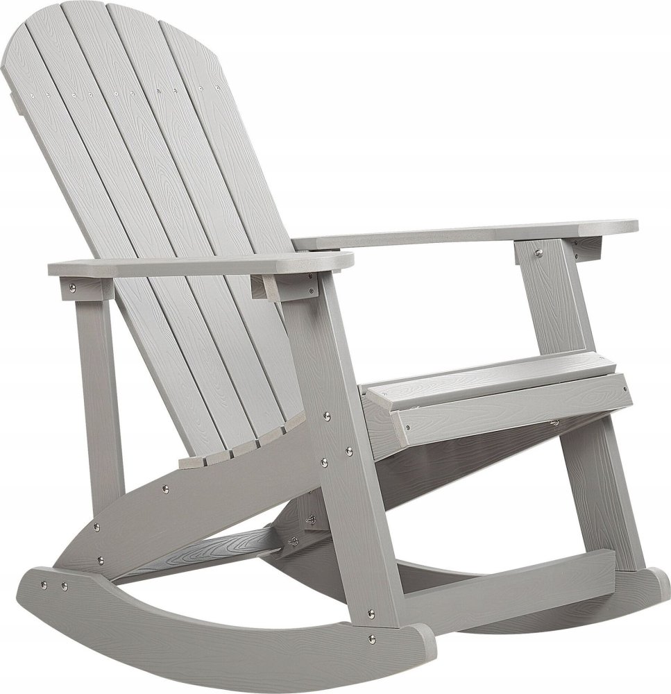 Beliani kreslo ogrodowe MDF JasnoSivý ADIRONDACK Lumarko!