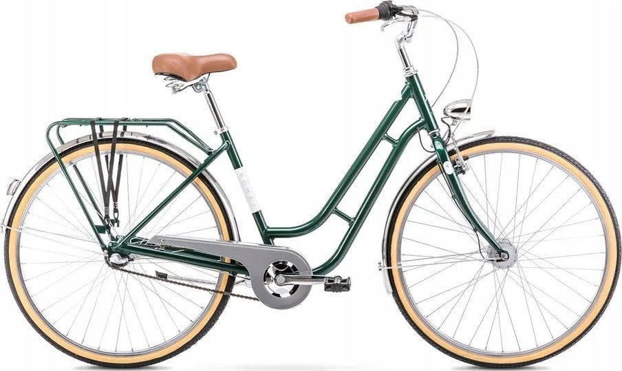 Romet Dviratis Romet Luiza Classic 2025 green-18" / M (Dydis: 18" / M)