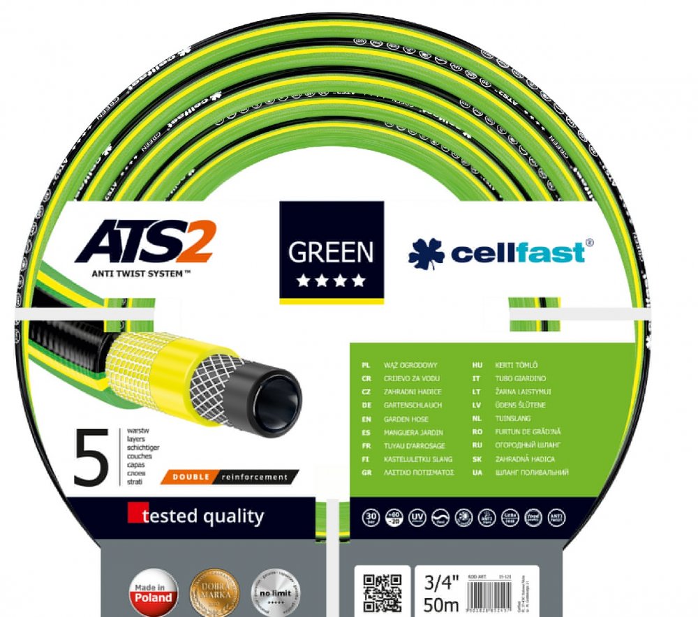 Cellfast Záhradná hadica Green 3/4" 50m (15-121)