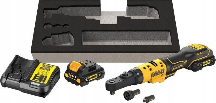 Dewalt GRZECHOTKA UDAROWA akumulátorOWA 1/4'' 3/8'' XR 12V 2*3.0AH