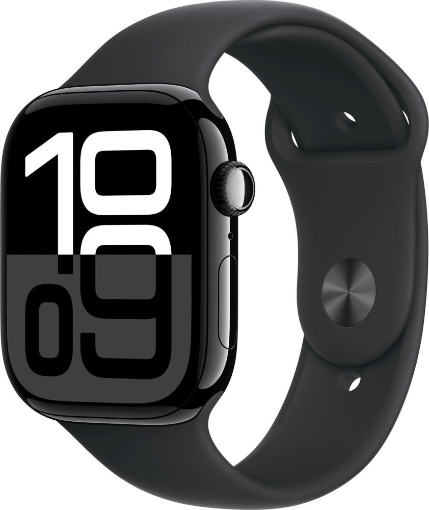 Apple Watch 10 GPS + Cellular 46mm Jet Black Alu M/L Čierny  (MWY43QF/A)