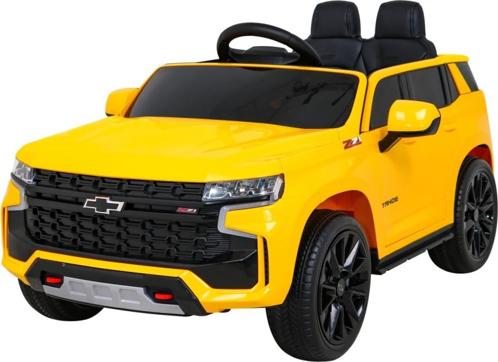 Ramiz Auto Na akumulátor Chevrolet Tahoe Elektryczne Žltý Pilot Radio MP3 LED