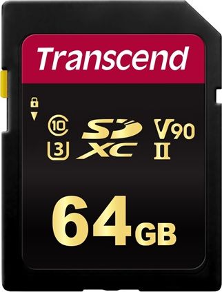 Transcend 700S SDXC 64 GB Class 10 UHS-II/U3 V90 (TS64GSDC700S)