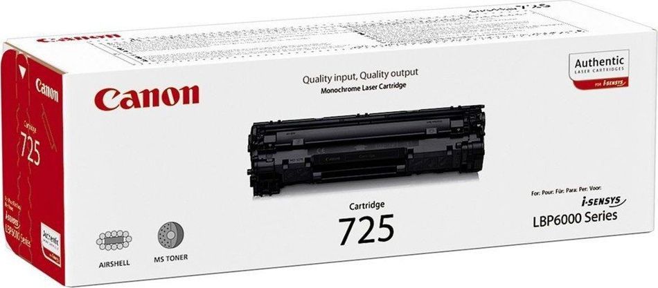 Canon CRG-725 Black Originál  (3484B002)