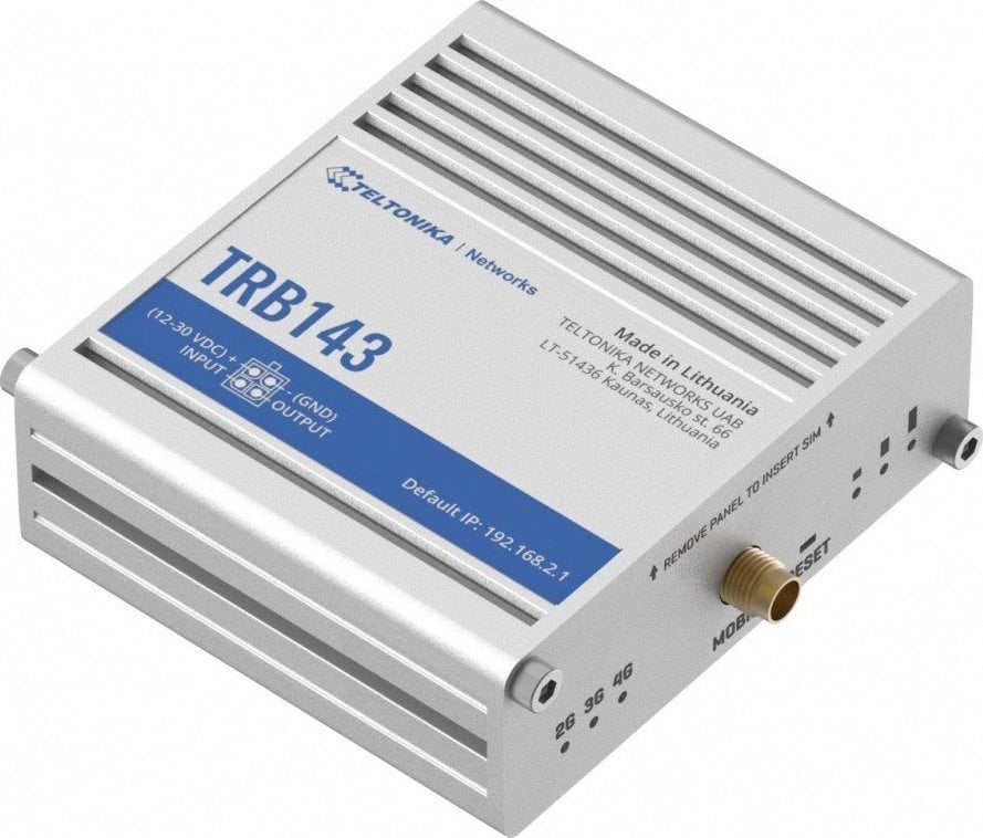 Teltonika Bramka LTE TRB143 (Cat 4), 3G, 2G, M-BUS, 1xRJ-45