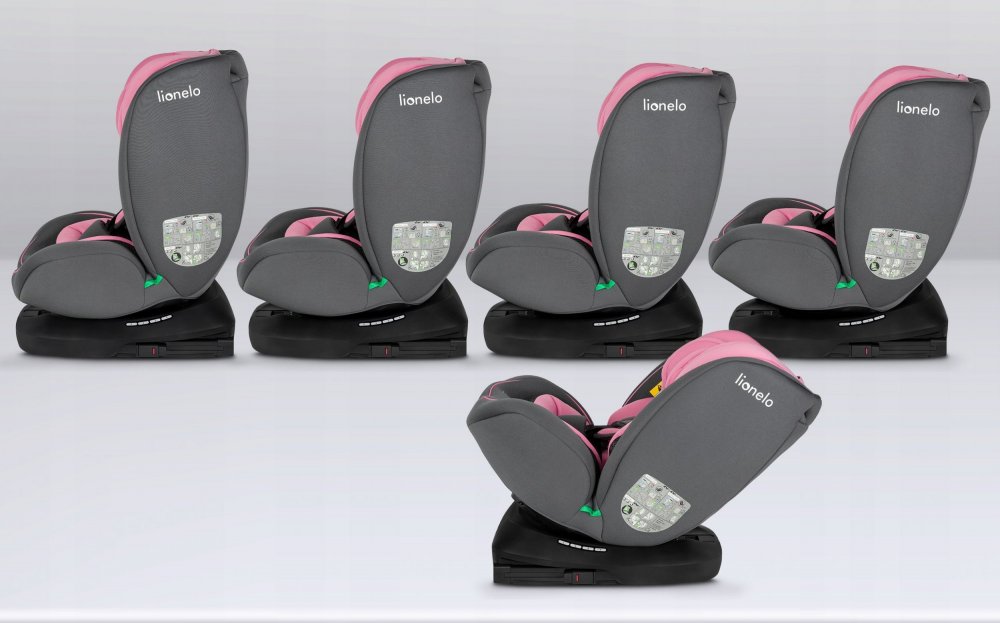 Lionelo autosedačka OBROTOWY BASTIAAN I-SIZE 0-36KG 40-150CM PINK BABY
