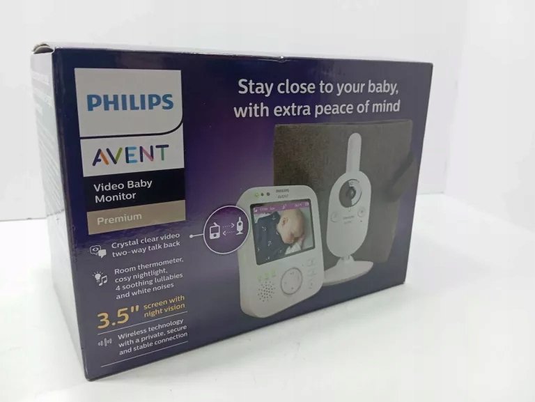 Philips Philips AVENT Babyphone SCD892/26 Video-Babyphone Premium (SCD892/26)