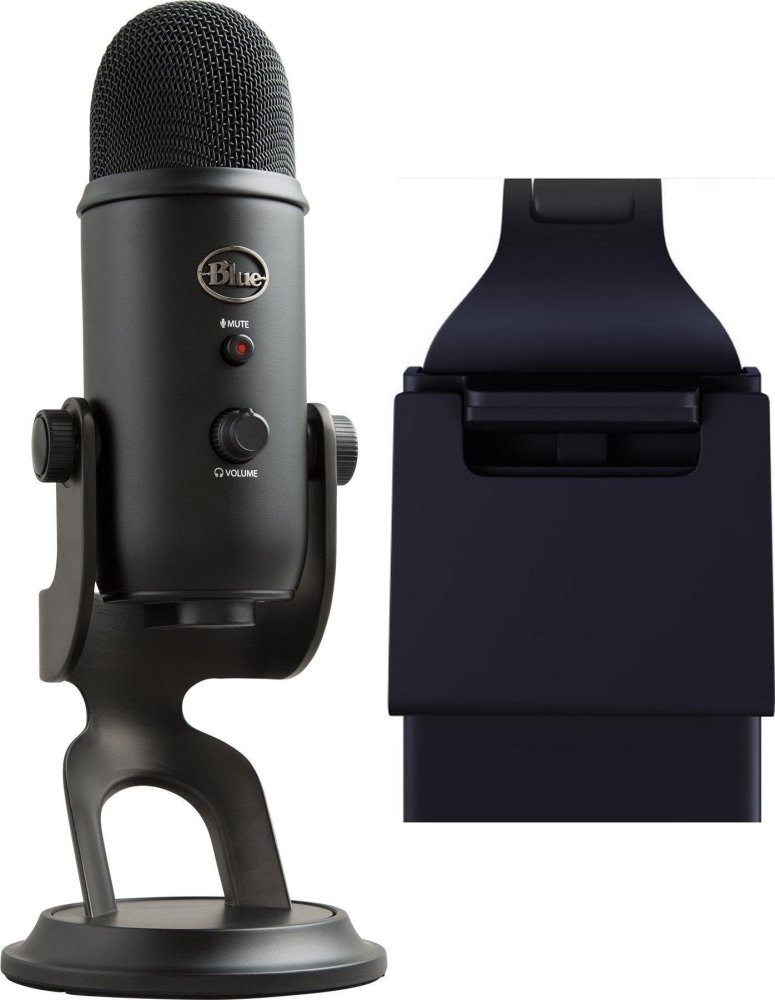Blue Yeti USB Blackout (988-000229) + Lampa Litra Glow