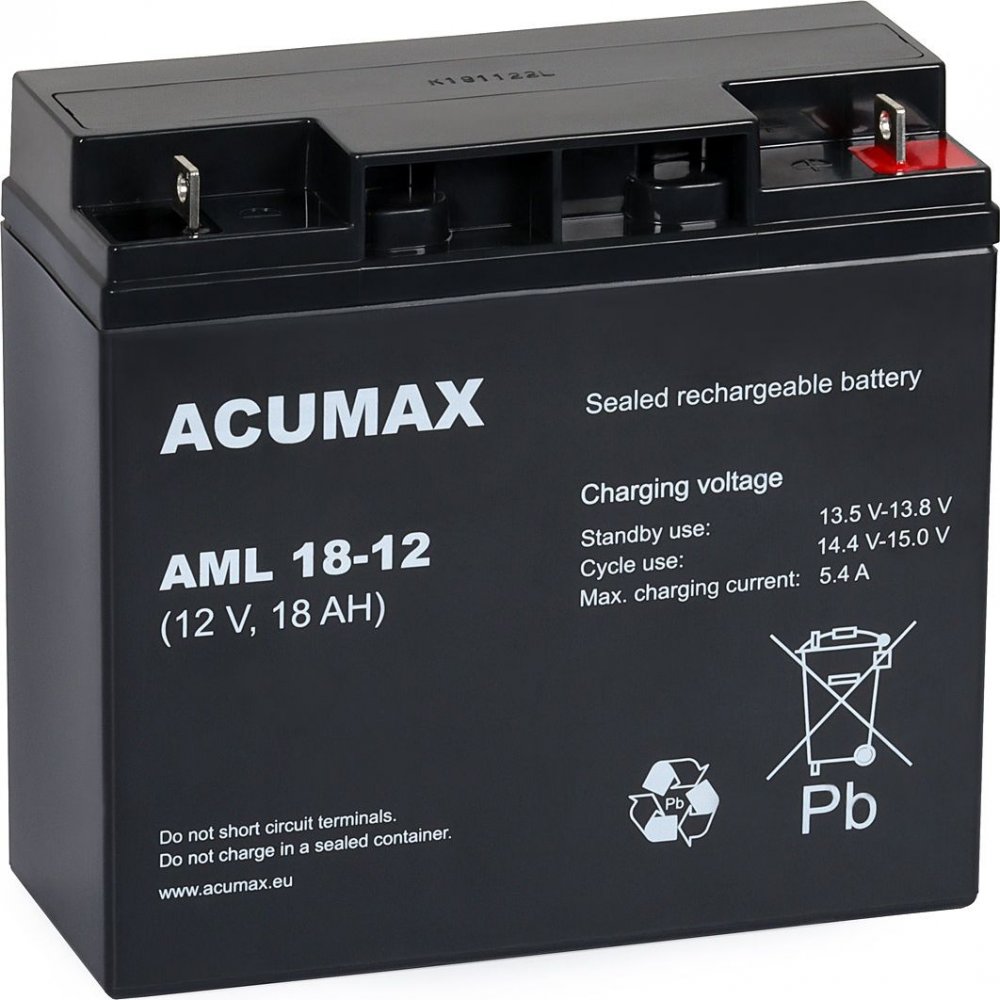 Acumax akumulátor AM 12V 18Ah