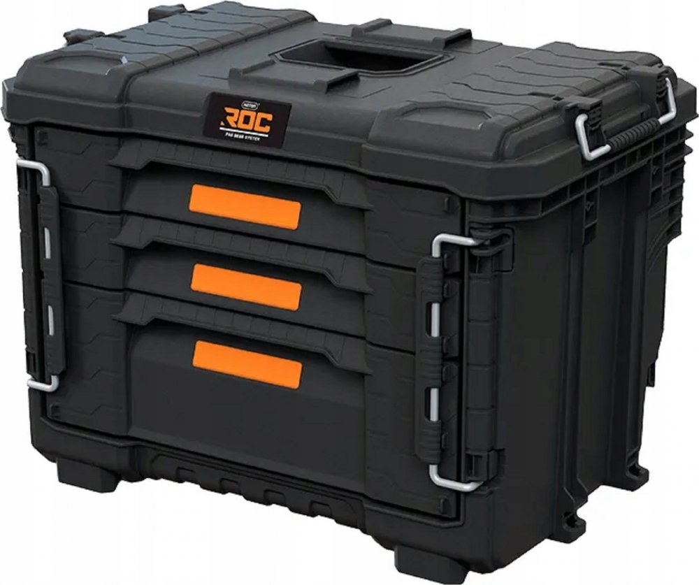 Keter Skrzynka XL z 3 zásuvokami Keter ROC PRO GEAR 2.0 Narzędziowa Modułowa