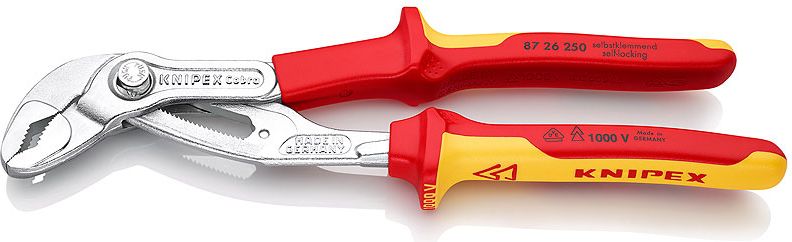 Kliešte Knipex prestaviteľné 250 mm Cobra VDE 1000V