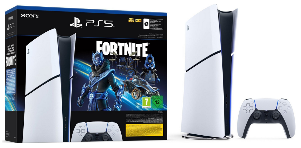 Sony PlayStation 5 Digital Slim Fortnite Cobalt Star