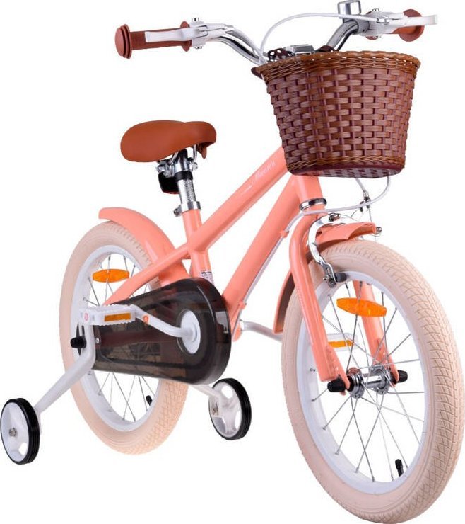 Royalbaby RoyalBaby Bicykel 16" MACARON retro vintage detský Boczne koła 16B-6,3