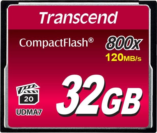 Transcend 800x Compact Flash 32 GB  (TS32GCF800)