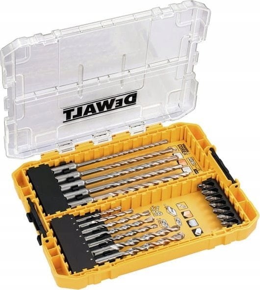 Dewalt Wiertła SDS+ EXTREME 5-12mm+bity 19szt,T.CASE