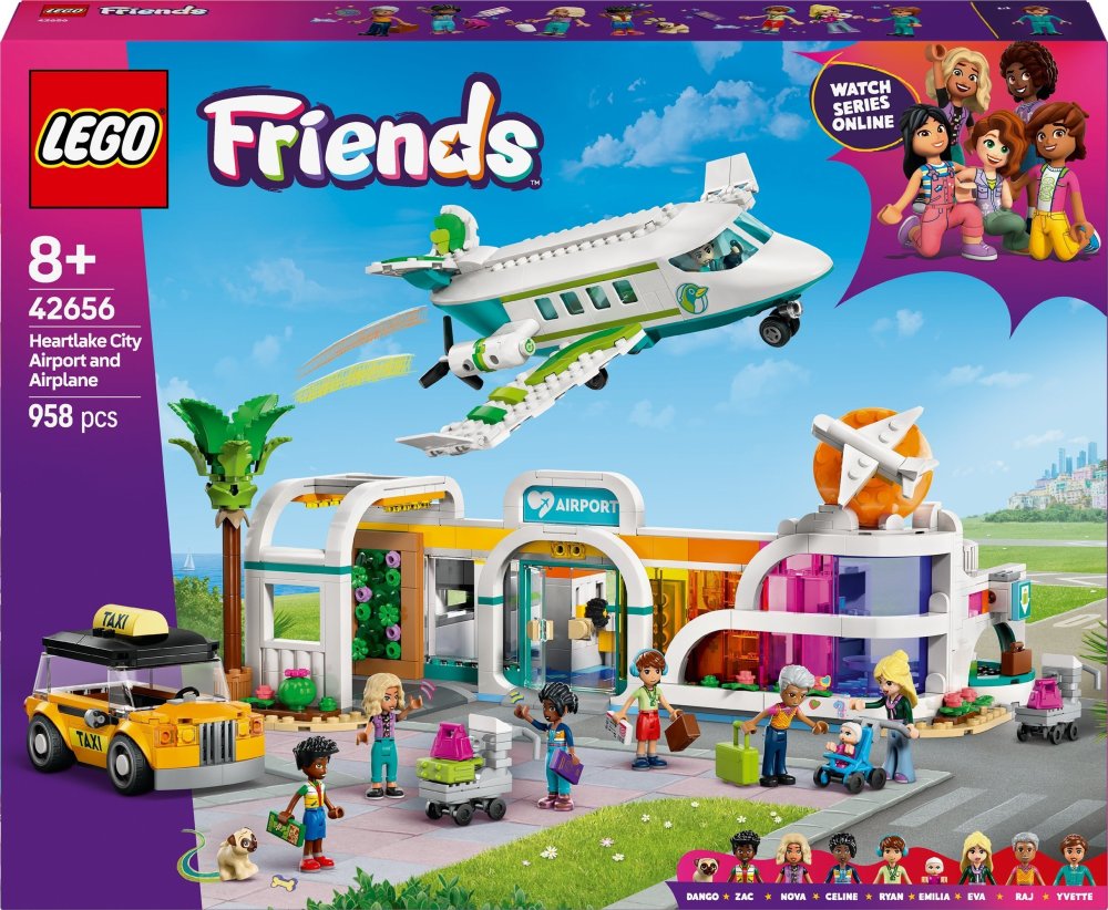 LEGO TOY CONSTRUCT AIRPORT AND PLANE 42656